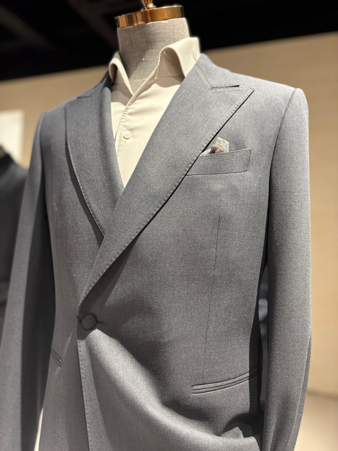 Individually drafted tailoring, front look