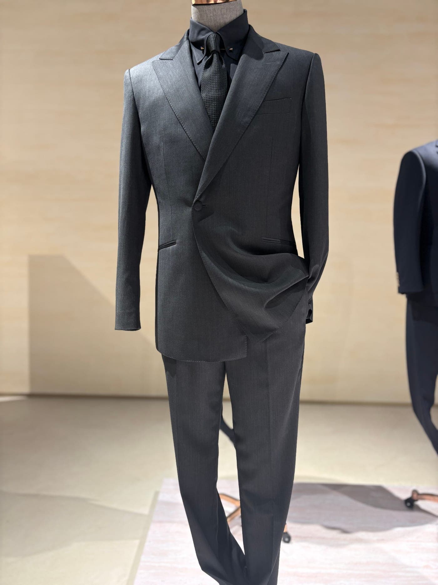 Curated suiting in premium materials