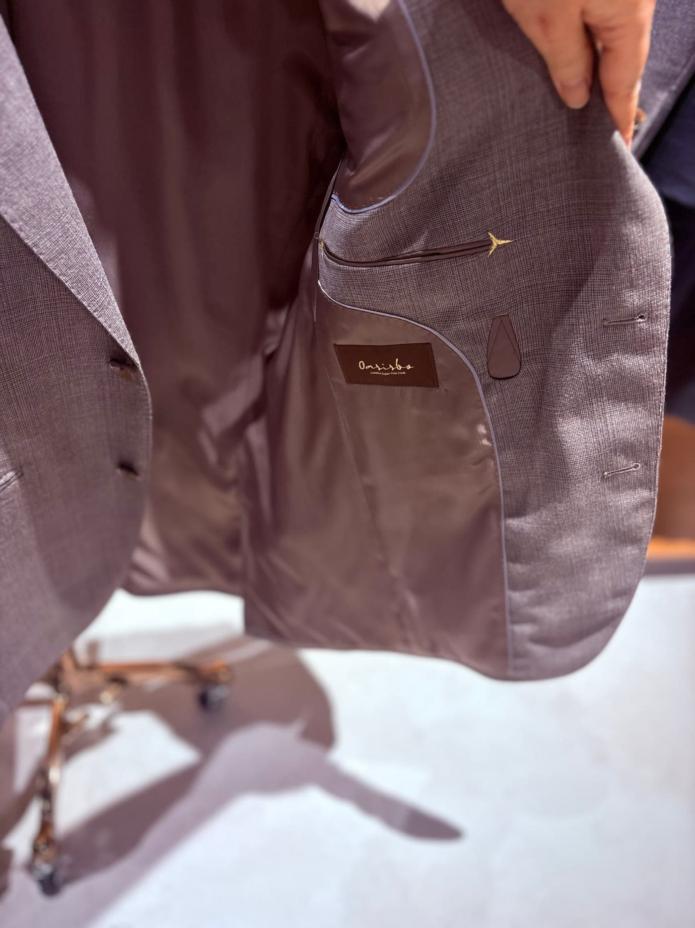 Finished garments reviewed against approved specifications